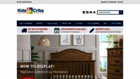 What Kids-n-cribs.com website looks like in 2024 