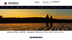 What Keuruu.fi website looks like in 2024 
