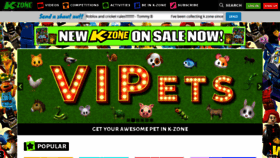 What Kzone.com.au website looks like in 2024 