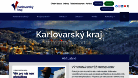What Kr-karlovarsky.cz website looks like in 2024 