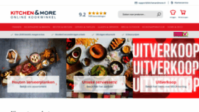 What Kitchenandmore.nl website looks like in 2024 