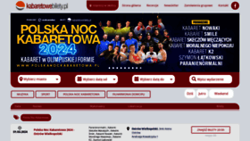 What Kabaretowebilety.pl website looks like in 2024 