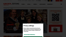 What Kirchenzeitung.at website looks like in 2024 
