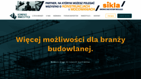 What Kompasinwestycji.pl website looks like in 2024 