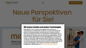 What Karriere-main-klinik.de website looks like in 2024 