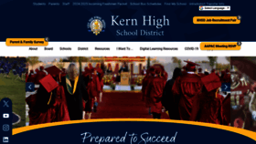 What Kernhigh.org website looks like in 2024 