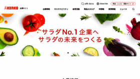 What Kenkomayo.co.jp website looks like in 2024 