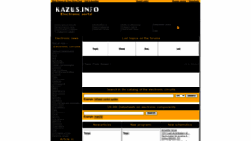 What Kazus.info website looks like in 2024 