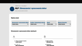 What Klp.pl website looks like in 2024 