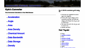 What Kylesconverter.com website looks like in 2024 