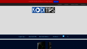 What Koditips.com website looks like in 2024 