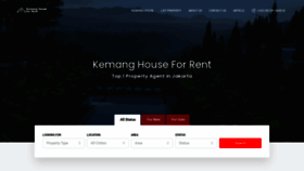 What Kemanghouseforrent.com website looks like in 2024 