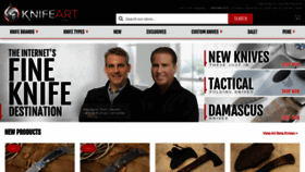 What Knifeart.com website looks like in 2024 