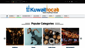What Kuwaitlocal.com website looks like in 2024 