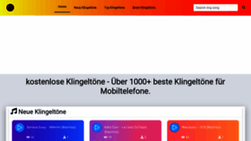 What Kostenloseklingeltone.de website looks like in 2024 