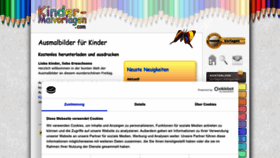 What Kinder-malvorlagen.com website looks like in 2024 
