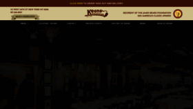 What Keens.com website looks like in 2024 
