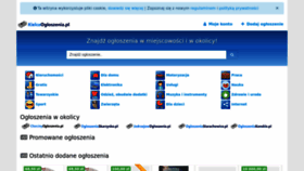 What Kielceogloszenia.pl website looks like in 2024 