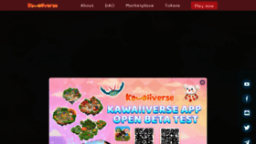 What Kawaii.global website looks like in 2024 