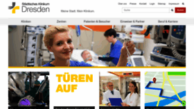 What Klinikum-dresden.de website looks like in 2024 
