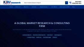 What Kbvresearch.com website looks like in 2024 
