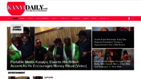 What Kanyidaily.com website looks like in 2024 