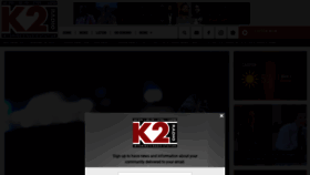 What K2radio.com website looks like in 2024 