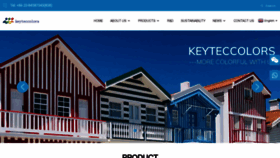 What Keyteccolor.com website looks like in 2024 