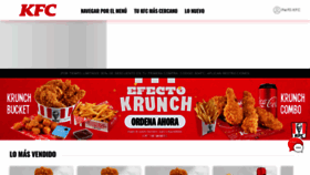 What Kfc.com.mx website looked like in 2024 (2 years ago)