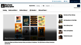 What Kcls.org website looked like in 2024 (1 year ago)