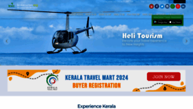 What Keralatourism.org website looks like in 2024 