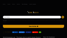 What Kissasian.vip website looks like in 2024 