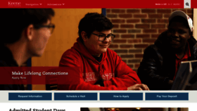 What Keene.edu website looks like in 2024 