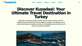 What Kusadasi.biz website looks like in 2024 