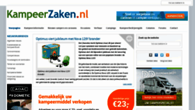What Kampeerzaken.nl website looked like in 2024 (1 year ago)