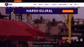 What Khalti.com website looks like in 2024 