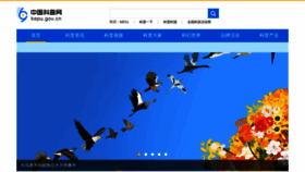 What Kepu.gov.cn website looks like in 2024 