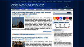 What Kosmonautix.cz website looks like in 2024 
