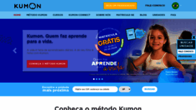 What Kumon.com.br website looks like in 2024 
