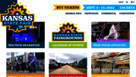 What Kansasstatefair.com website looks like in 2024 