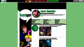 What Keenspot.com website looks like in 2024 