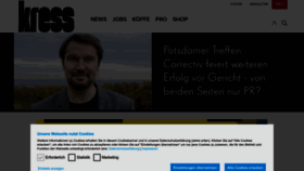 What Kress.de website looked like in 2024 (1 year ago)