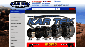 What Kartek.com website looked like in 2024 (1 year ago)