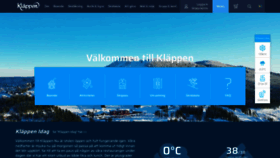 What Klappen.se website looks like in 2024 