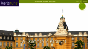 What Karlsruhe-erleben.de website looks like in 2024 