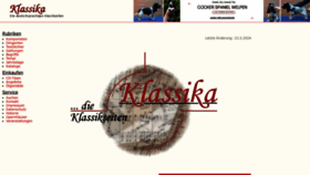 What Klassika.info website looks like in 2024 