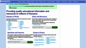 What Kenyaplex.com website looks like in 2024 