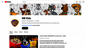 What Kidswb.com website looks like in 2024 