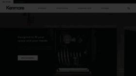 What Kenmore.com website looks like in 2024 