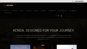 What Kendatire.com website looks like in 2024 